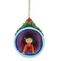 Coraline in Purple Tunnel Ornament
