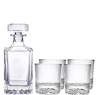 Classic 5pc Whiskey Decanter Set