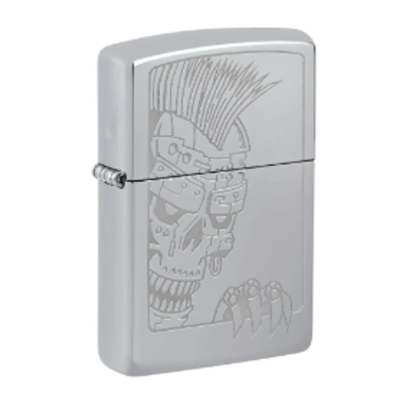 Zippo Mohawk Skull Design Zippo