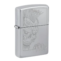 Zippo Mohawk Skull Design Zippo