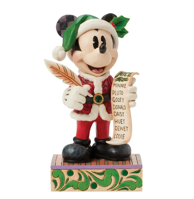 Santa Mickey with List