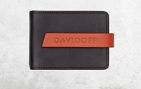 ESSENTIALS Black and Orange Wallet