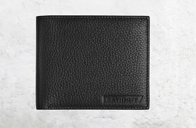 ESSENTIALS  Black Leather Wallet
