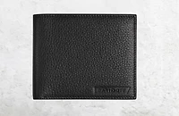 ESSENTIALS  Black Leather Wallet
