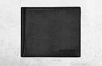 ESSENTIALS Davidoff Black Leather Wallet
