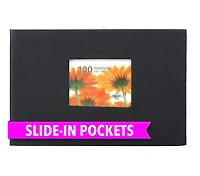 100 Pocket 4X6 Photo Album with Window & Dust Jacket