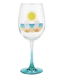 Celebrations Sun on the Beach Wine Glass