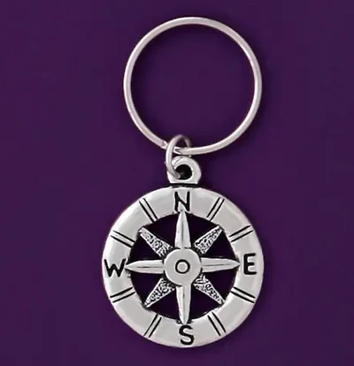 Compass Keychain