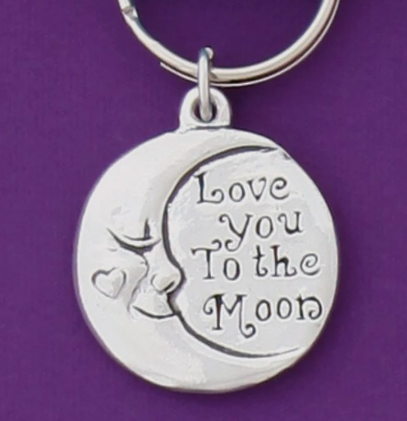 Love To Moon Keychain