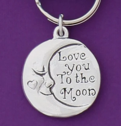 Love To Moon Keychain