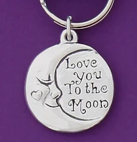 Love To Moon Keychain