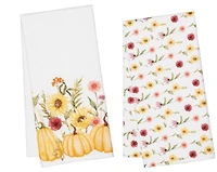 Harvest Bloom Tea Towel
