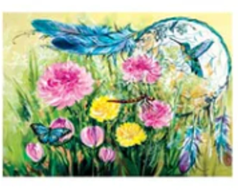 "Dreamcatcher" In the Garden Note Card