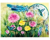 "Dreamcatcher" In the Garden Note Card