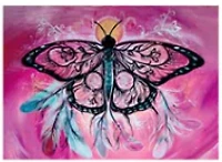 "Butterfly Dreamcatcher" In the Garden Note Card