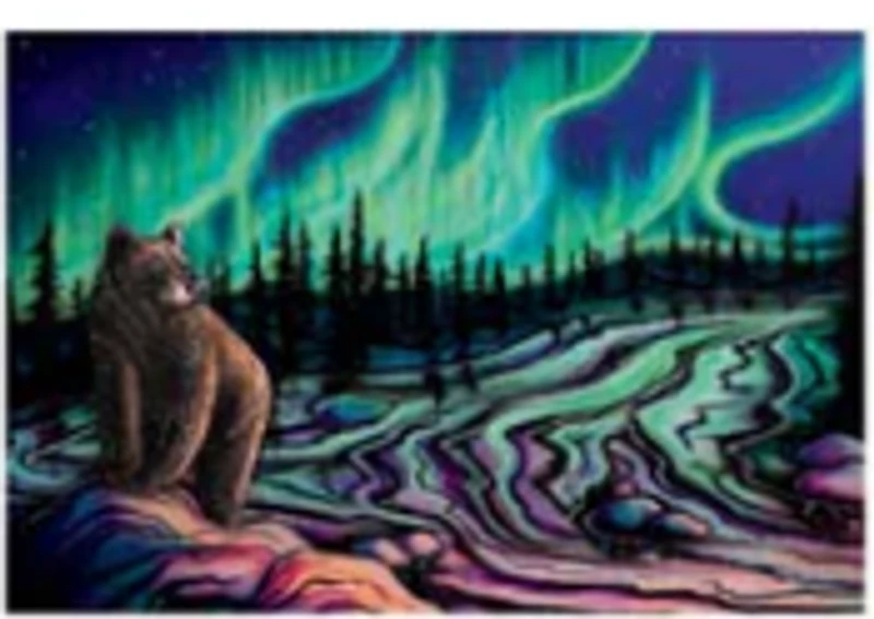 "Sky Dance-Northern Light" Note Card