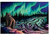 "Sky Dance-Northern Light" Note Card