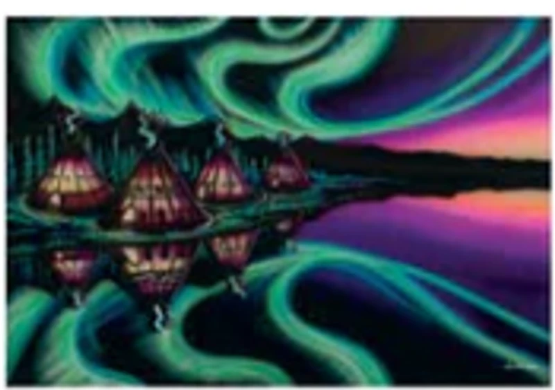 "Sky Dance-Reflections" Note Card