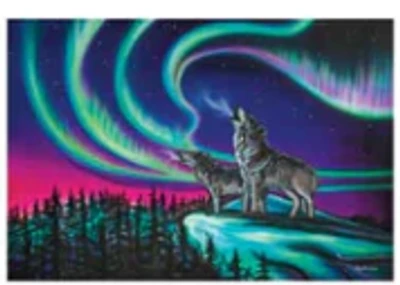"Sky Dance-Wolf Song" Note Card