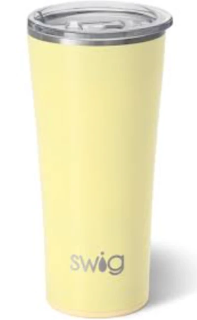 Swig Shimmer Buttercup 22oz Travel Tumbler