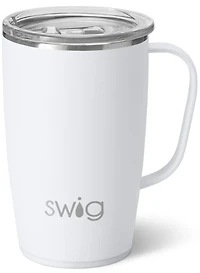 Swig White Travel Mug 18oz