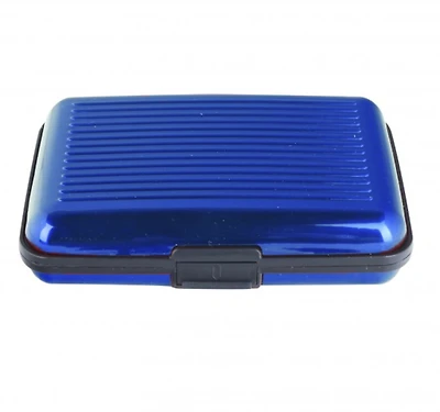 Solid Blue Credit Card Wallet