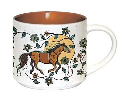 Ceramic Mug (16oz) - Horse (Bebezhigooganzhii)