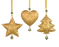 4" Gold Ornament