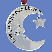 Love to Moon Holiday Ornament