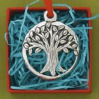 Pewter Tree/Believe Jolly Ornament