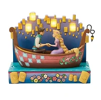 Tangled Boat with LED Lanterns Figurine