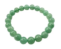 Gemstone 8 mm Round Bracelet-Green Aventurine