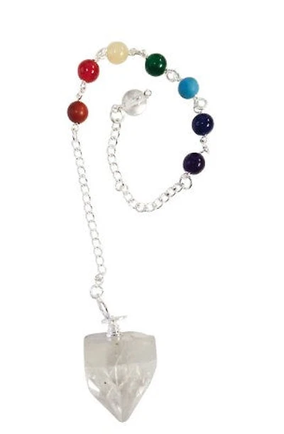 Chakra Pendulum - Apophyllite Point