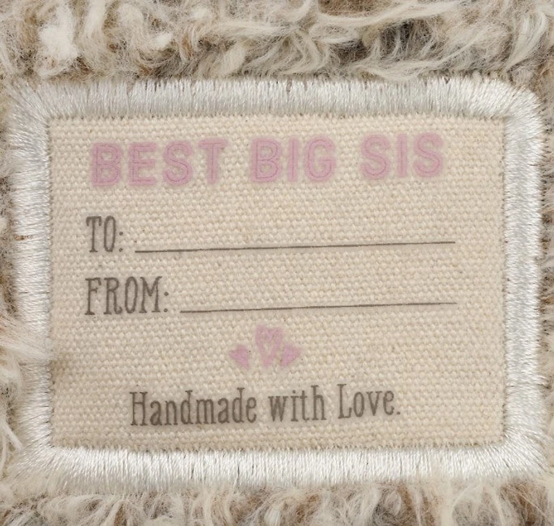 Gift From Big Sister Dog Plushie