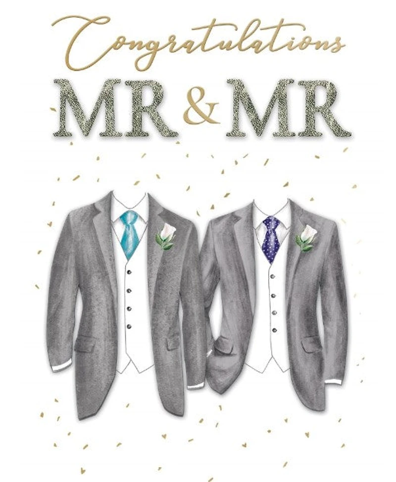 Congratulations Mr and Mr Wedding Card