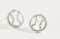 Baseball Stud Earrings