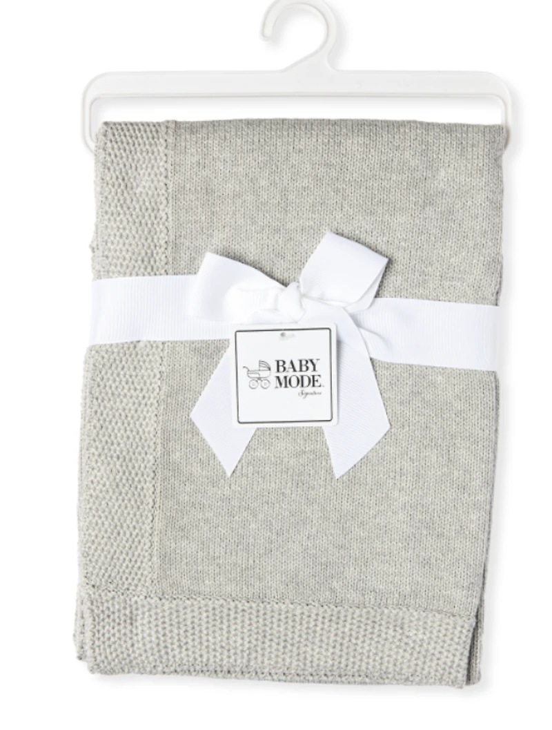 Baby Mode Signature Blanket - Grey