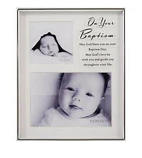 Silver Plated Baptism  Collage Frame