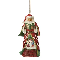 Jim Shore Caroling Santa Ornament