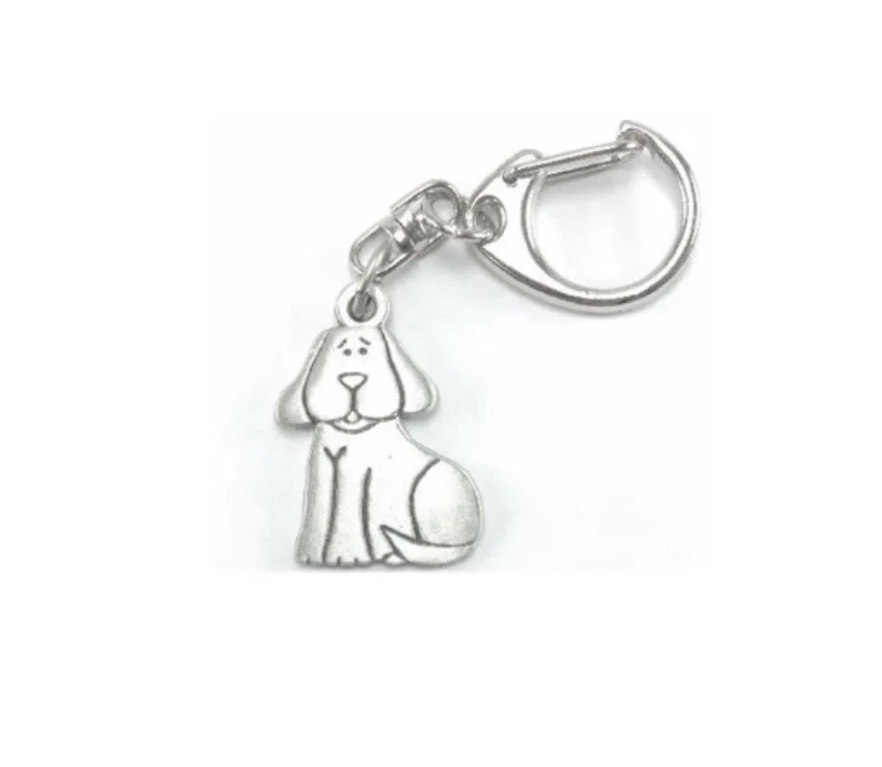Chelsea Pewter Dog Keychain