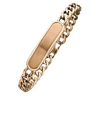 Stainless Steel Rose Gold ID Bracelet