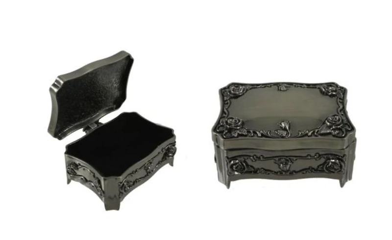 Trinket Box with Rose Detail