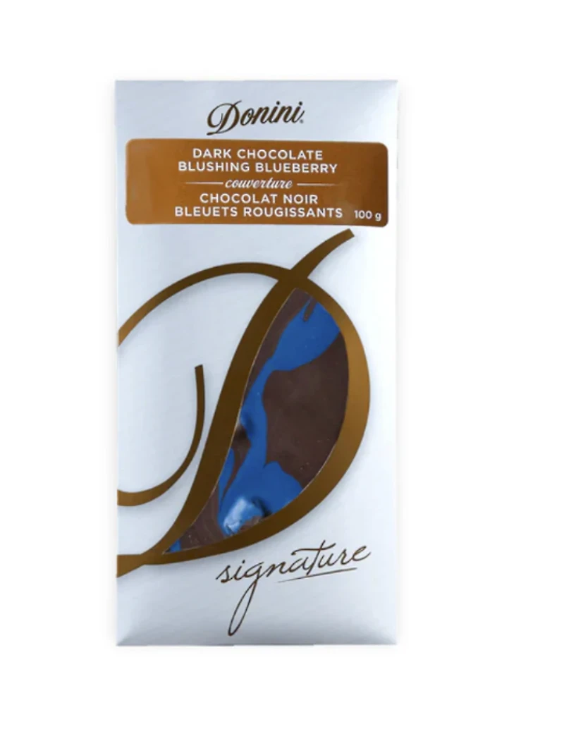 Donino Dark Chocolate Blushing Blueberry 100g