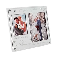 25 Years Together Anniversary Frame