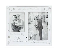 25 Years Together Anniversary Frame