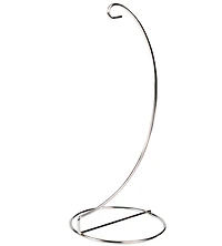 Silver Ornament Stand 9"
