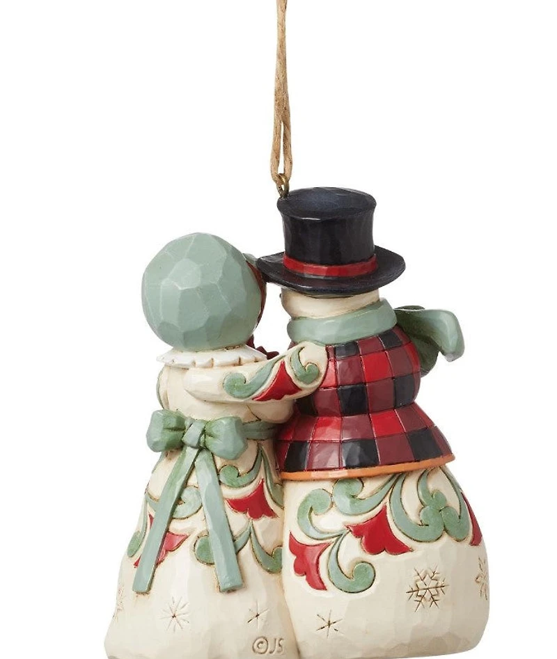 Highland Glen Snowmen Mr&Mrs Ornament
