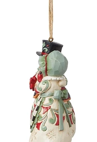 Highland Glen Snowmen Mr&Mrs Ornament
