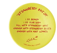 Strawberry Patch Wine Glass