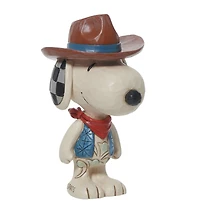 Snoopy Cowboy Mini Figurine